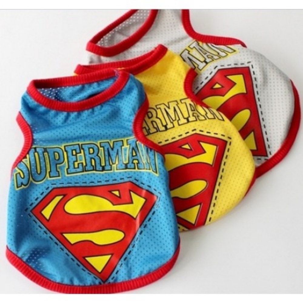SUPERMAN Dog Clothes!!